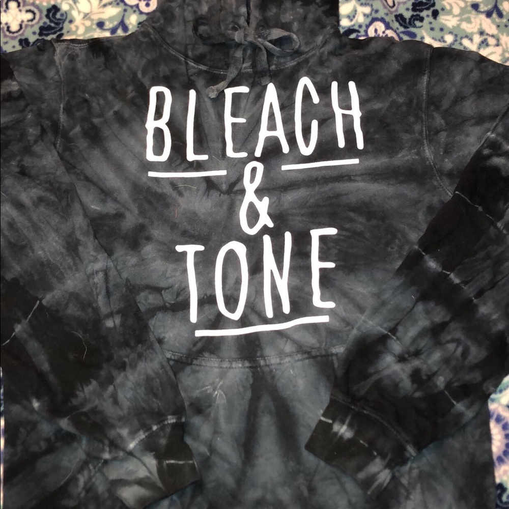 Tie dye sweat shirt blue